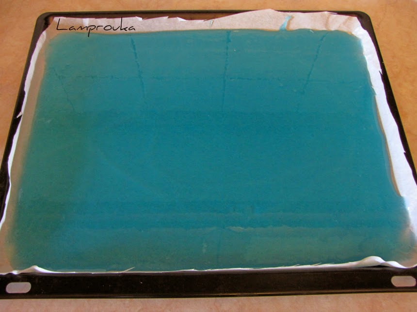 Φτιάχνουμε καραμέλα για την τούρτα Frozen.