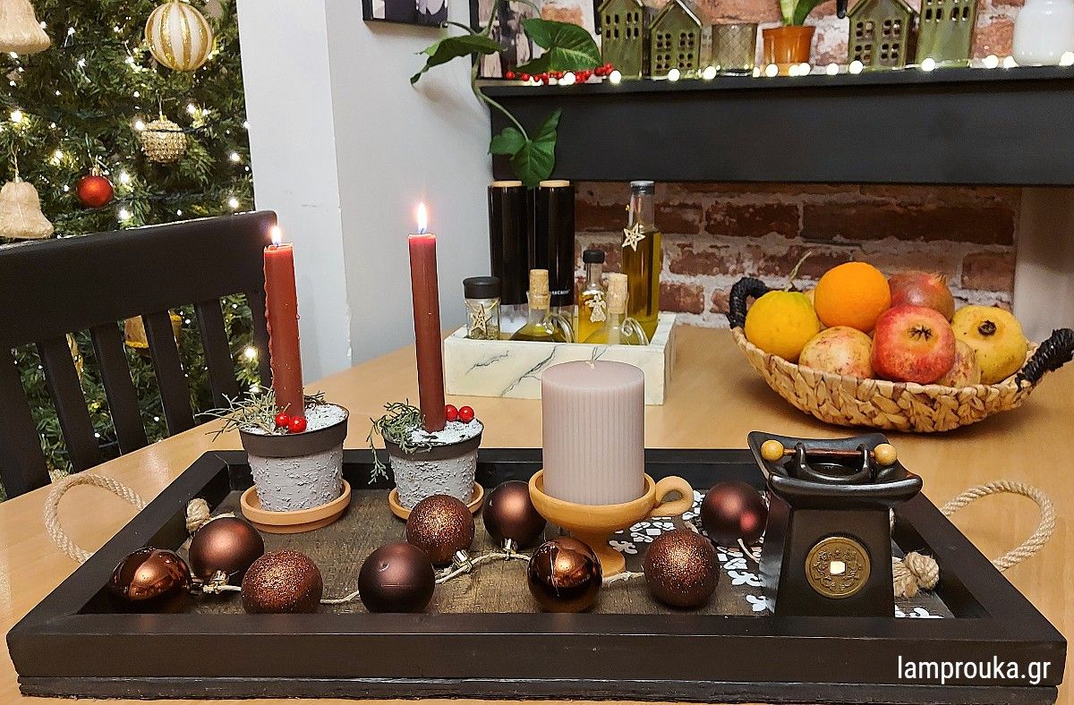 DIY χριστουγεννιάτικο αρωματικό χώρου με φυσικά υλικά