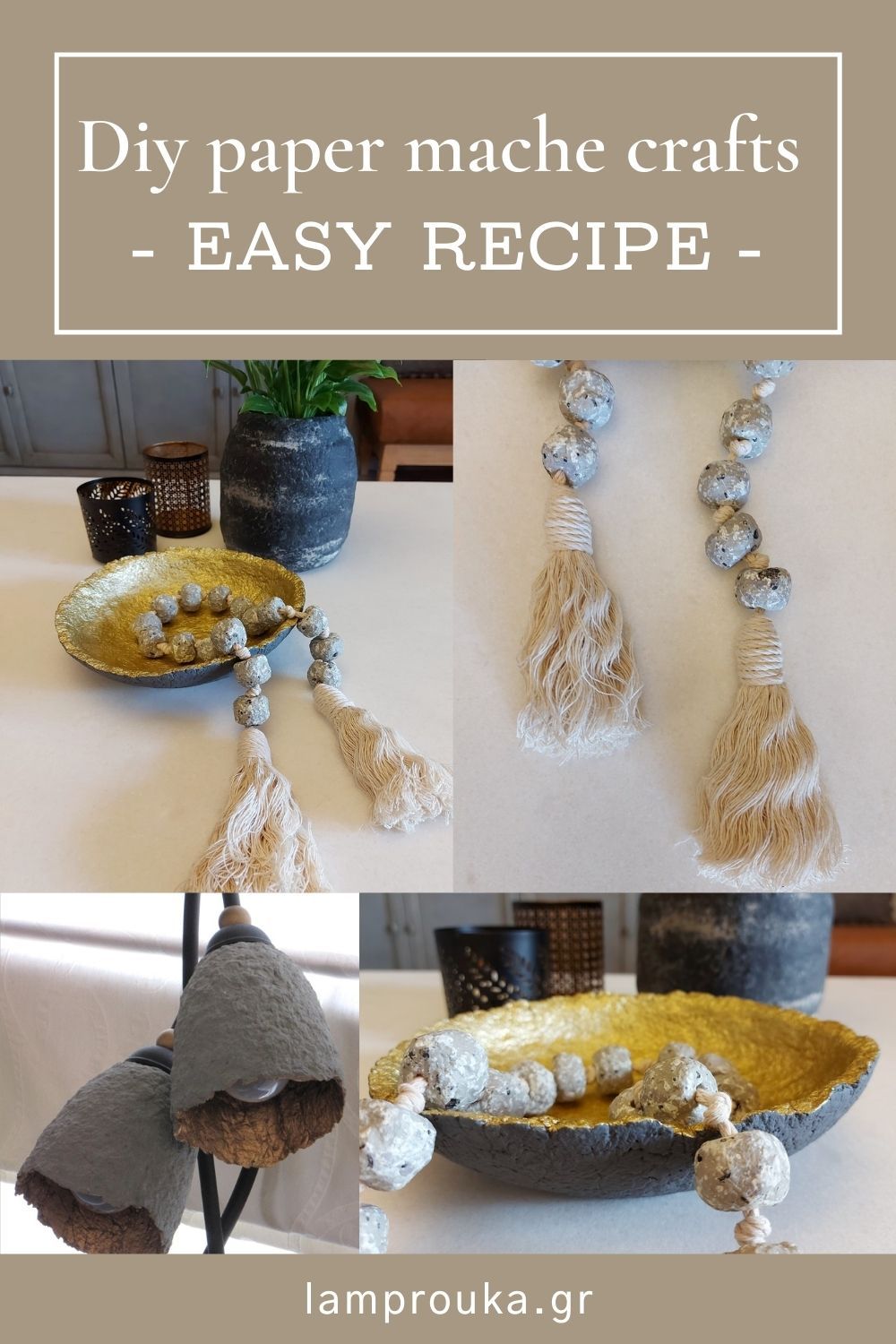 Diy paper mache crafts easy recipe